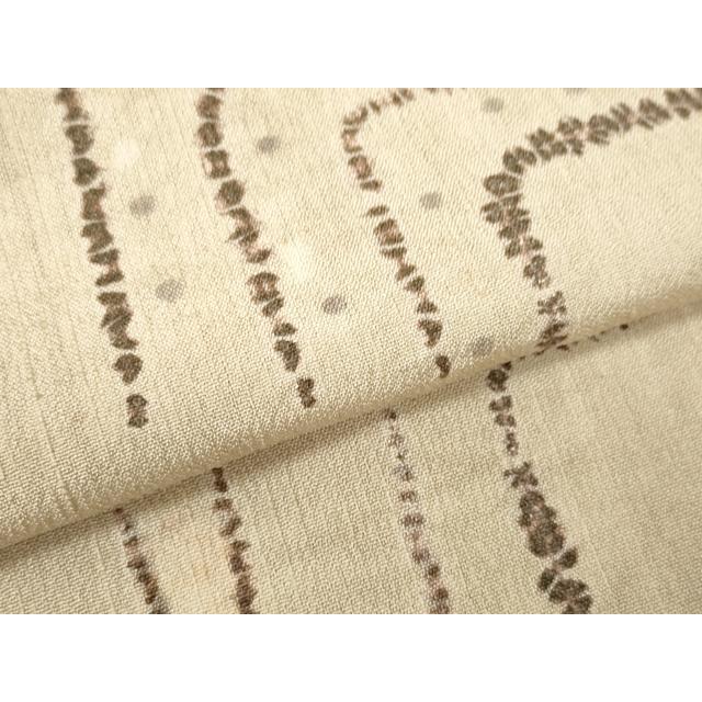 平和屋着物○付下げ 解き反物 着尺 絞り 抽象柄 彩雪縮緬 八掛付き