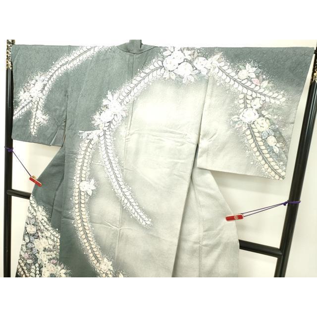 逸品！ 千總謹製 創業460年 辻ヶ花 絞り 小紋 正絹 AK-4677 逸品！ 千