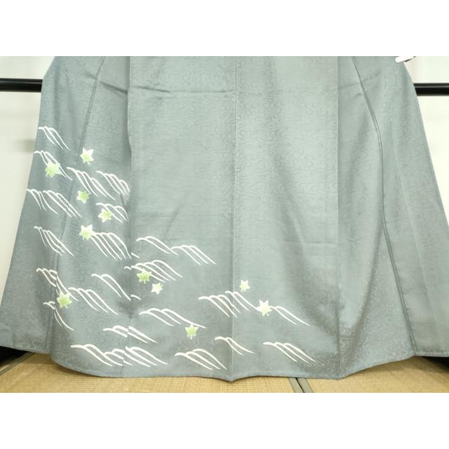 平和屋着物▽洗える最高級着物 ＜英＞はなぶさ謹製 訪問着 単衣 竜田川 