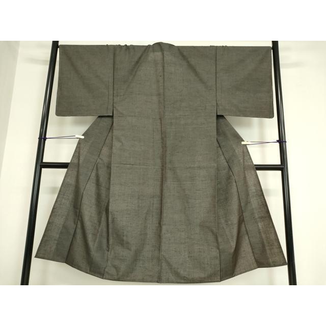 平和屋着物▽男性 紬 単衣 霞文 正絹 逸品 未使用 DAAV5787az