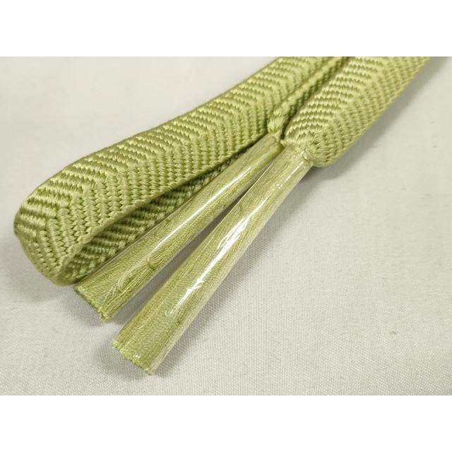 平和屋着物●和装小物　帯締め・帯揚げセット　舞蝶文　手組紐　笹浪組　逸品　未使用　DABD7632zzz 平和屋着物○和装小物 帯締め・帯揚げセット 舞蝶文 手組紐 笹浪組