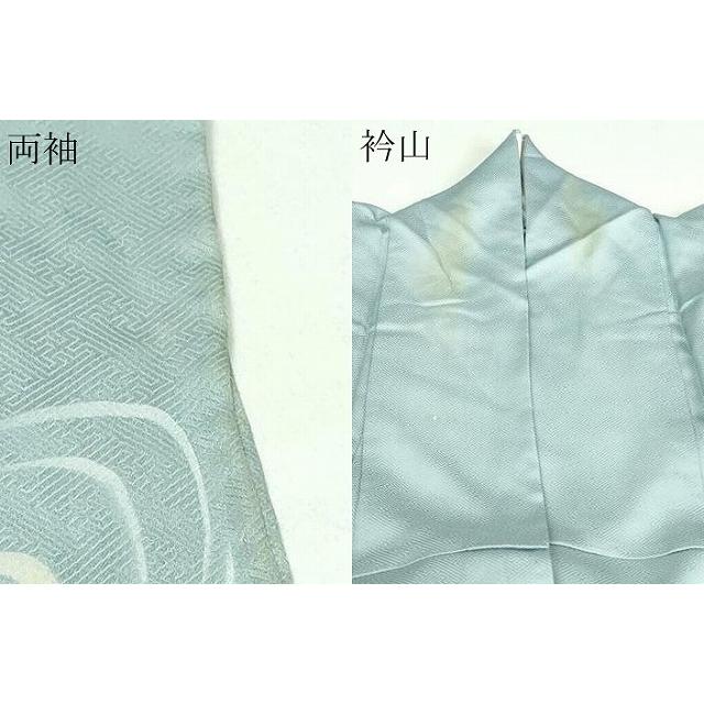 平和屋着物▽訪問着 単衣 手描き 虎 暈し染め 正絹 逸品 DAAV9769sf