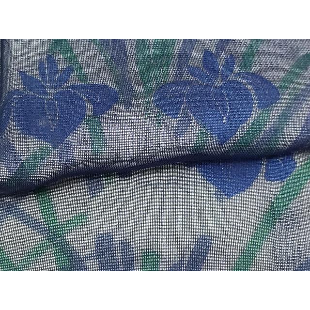 平和屋着物▽訪問着　無双　紗袷　紗×絽　草花文　正絹　逸品　DAAW9172sf