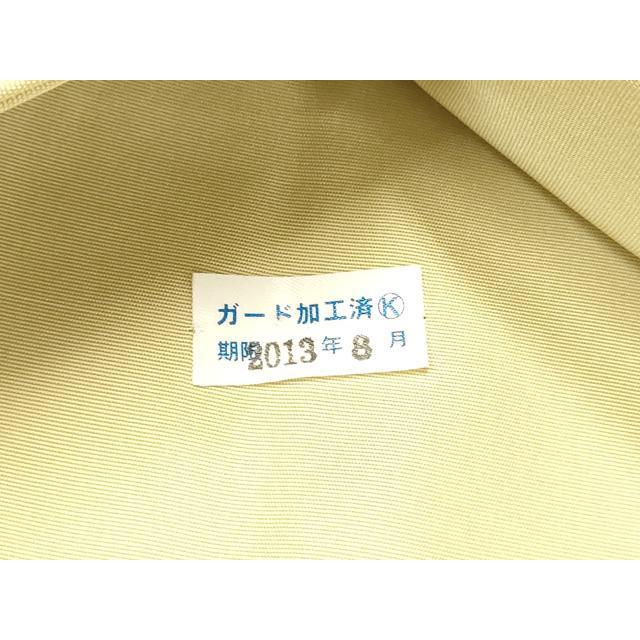 平和屋着物○塩瀬 九寸名古屋帯 友禅 作家物 草花文 正絹 逸品