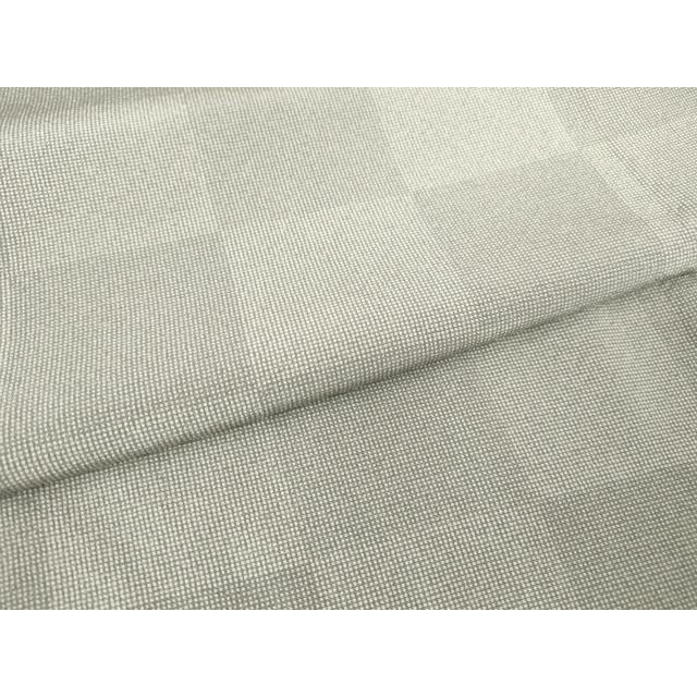 平和屋着物▽保科土山　江戸小紋　単衣　角通し　市松柄　正絹　逸品　DAAX3093az