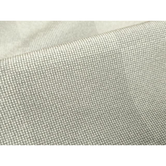 平和屋着物▽保科土山　江戸小紋　単衣　角通し　市松柄　正絹　逸品　DAAX3093az