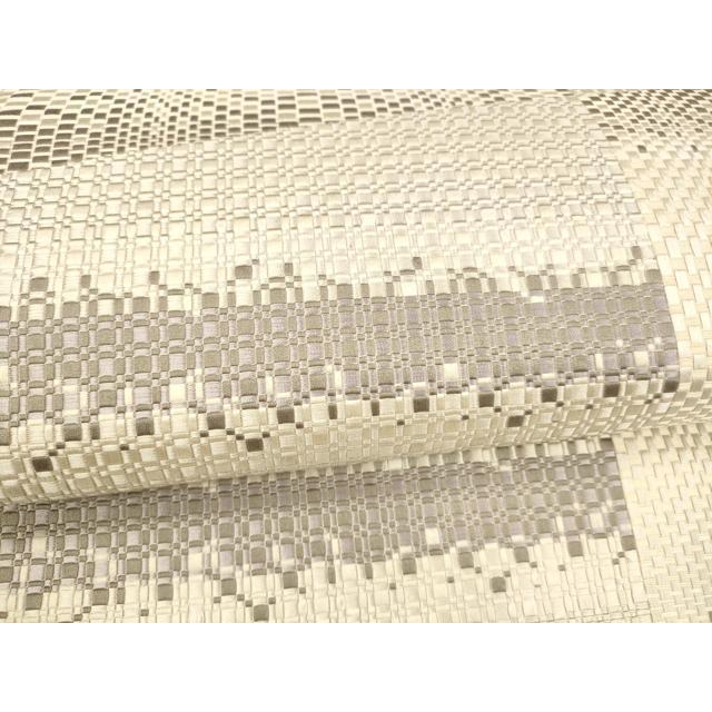 平和屋着物●本場筑前博多織　八寸名古屋帯　抽象文様　正絹　逸品　DAAY8105cm 平和屋着物○本場筑前博多織 八寸名古屋帯 抽象文様 正絹 逸品
