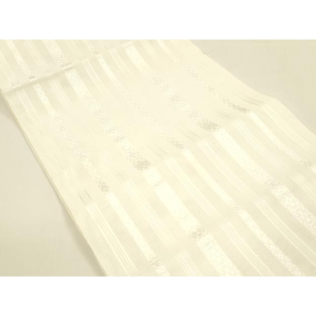平和屋着物＊夏物　八寸名古屋帯　博多織　紗献上　正絹　逸品　DAAY8391cm_1