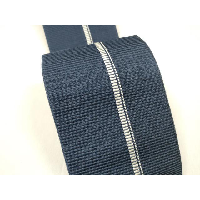 平和屋着物○男性 本場筑前博多織 角帯 間道 正絹 逸品 DAAZ4149cm