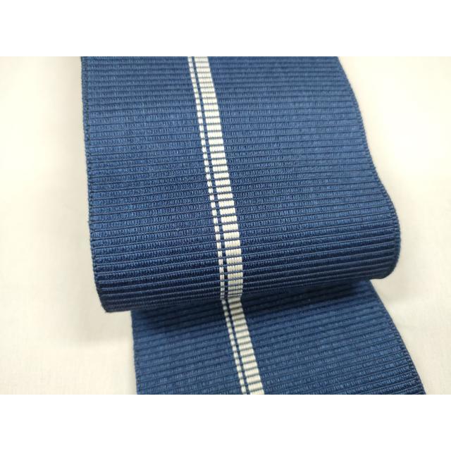 平和屋着物●男性　本場筑前博多織　角帯　縞　正絹　逸品　CABI4910ak 平和屋着物○男性 本場筑前博多織 角帯 間道 正絹 逸品 DAAZ4149cm