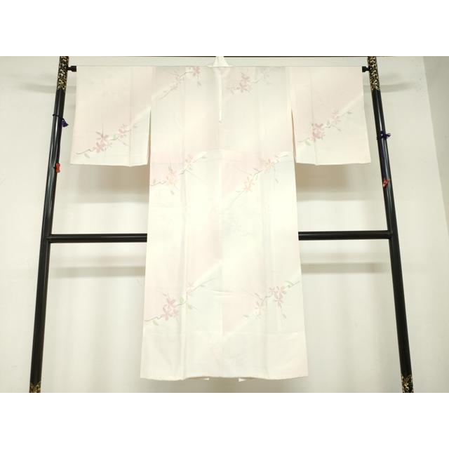 平和屋着物●長襦袢　無双仕立て　横段草花文　暈し染め　正絹　逸品　DAAZ7628ud 平和屋着物○長襦袢 無双仕立て 草花文 暈し染め 正絹 逸品 DAAZ7641ud