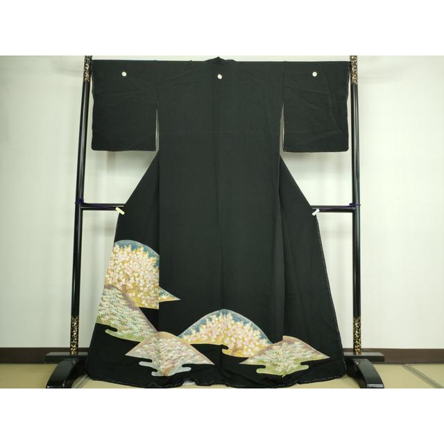 平和屋着物□豪華黒留袖 松竹梅 金彩 正絹 逸品 未使用 DAAZ9875sf 