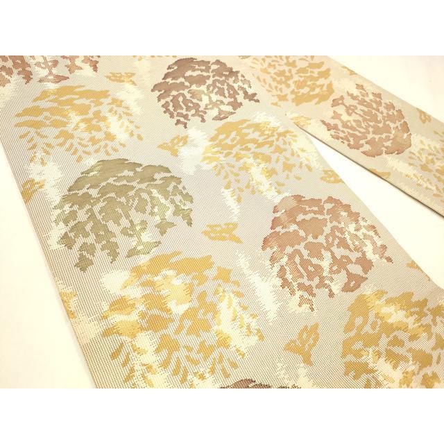 平和屋着物●九寸名古屋帯　抽象文様　金糸　正絹　逸品　DABA0590cm 平和屋オンライン｜リユースでサステナブル｜名古屋帯コレクション一覧