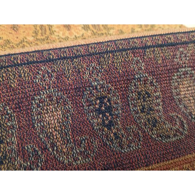 平和屋着物●織物一筋名門　織悦　半幅帯　ペイズリー花文　正絹　逸品　DABA1856ps