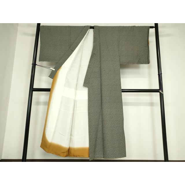 平和屋着物○男性 江戸小紋 南天文 正絹 逸品 未使用 DABA4599az