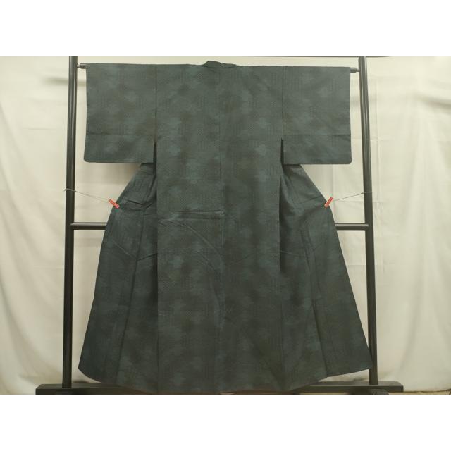 平和屋着物●本場大島紬　薩摩結城　草花文　正絹　逸品　未使用　AABH3075ph 平和屋着物○本場大島紬 薩摩結城 草花文 正絹 逸品 未使用 AABH3075ph