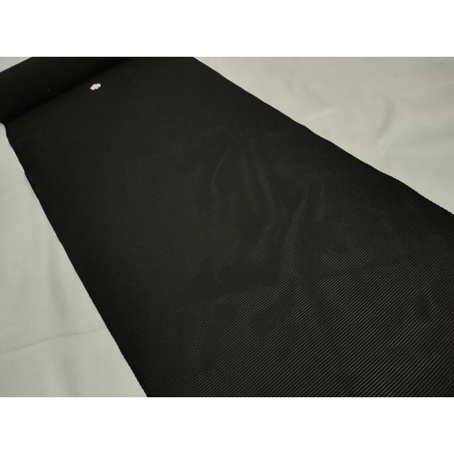 平和屋着物＊夏物　黒紋付　黒反物　着尺　絽　逸品　未使用　DABD7028zzz 平和屋着物＊夏物 黒紋付 黒反物 着尺 絽 作家物 泥染黒 逸品 未使用