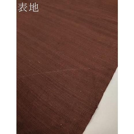 平和屋着物○男性 本場結城紬 重要無形文化財 袴 解き反物 着尺 黒