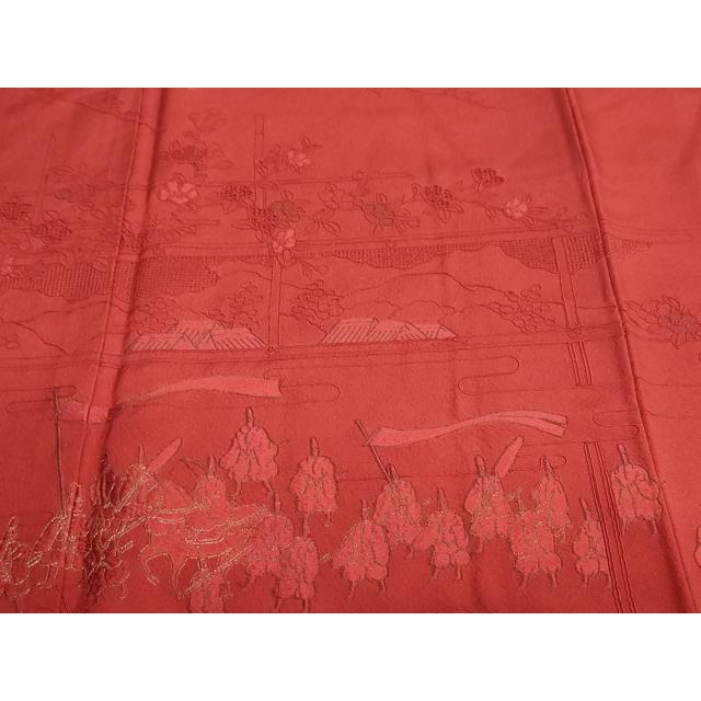 平和屋着物○中国三大刺繍 スワトウ刺繍 汕頭刺繍 総刺繍 振袖 風景