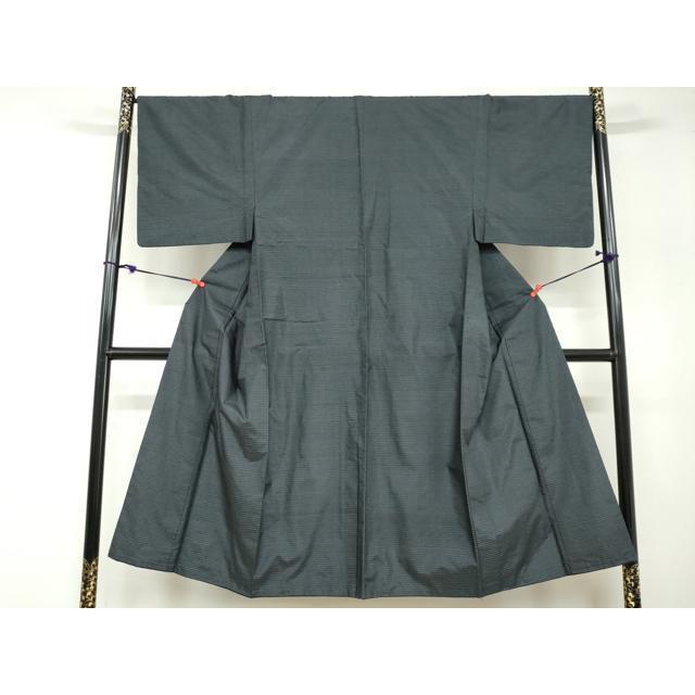 平和屋着物●男性　本場大島紬　アンサンブル　80亀甲　総詰め　正絹　逸品　DABB0424ud