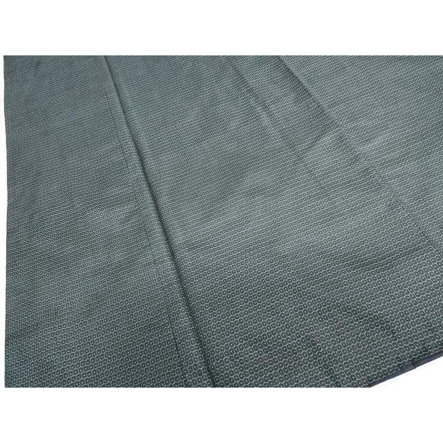 平和屋着物●男性　本場大島紬　アンサンブル　80亀甲　総詰め　正絹　逸品　DABB0424ud