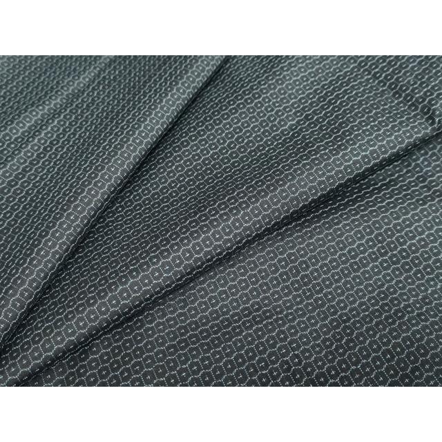 平和屋着物●男性　本場大島紬　アンサンブル　80亀甲　総詰め　正絹　逸品　DABB0424ud