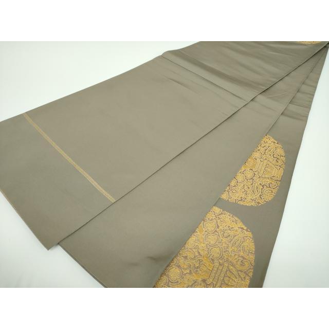 平和屋着物○洛風林 工芸帯地 六通柄 本袋帯 更紗花文 金糸 正絹 逸品