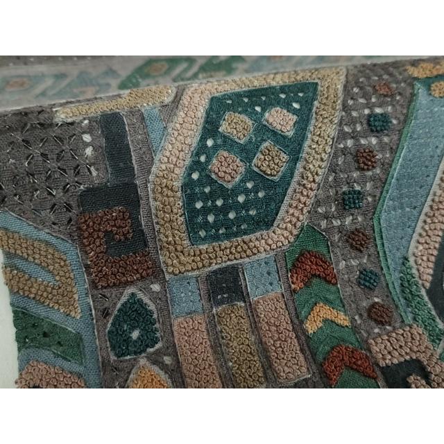 平和屋着物○中国三大刺繍 スワトウ相良刺繍 汕頭相良刺繍 総刺繍 太鼓