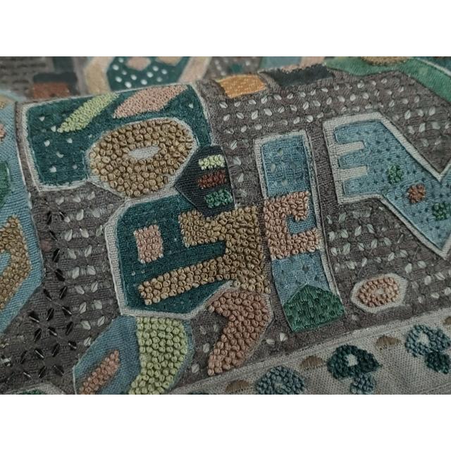 平和屋着物○中国三大刺繍 スワトウ相良刺繍 汕頭相良刺繍 総刺繍 太鼓