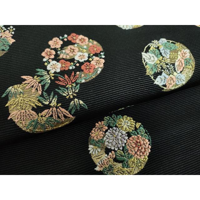 平和屋着物○西陣の老舗 1782年創業 山下織物 六通柄袋帯 唐織 吉祥花