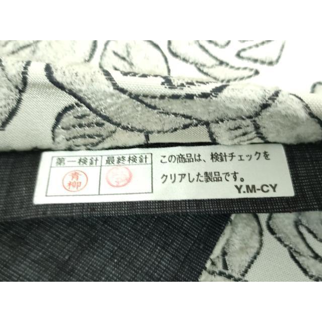 平和屋着物●全通柄袋帯　薔薇　正絹　逸品　DABB4644ps
