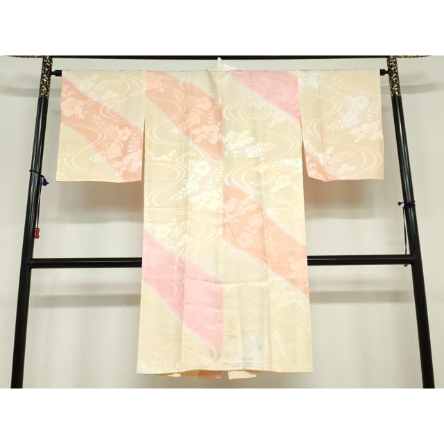 【着物】長襦袢　花文　袷仕立て　24z-2414 千總 - オンラインショップ - / 【花と鳥とMEN 長襦袢】花鳥｜袷｜ブラック
