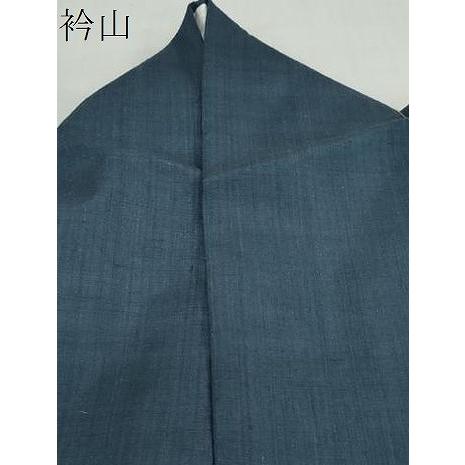 平和屋着物●本場結城紬　重要無形文化財　深縹色　正絹　逸品　DABC2170ud 平和屋着物○本場結城紬 重要無形文化財 深縹色 正絹 逸品 DABC2170ud