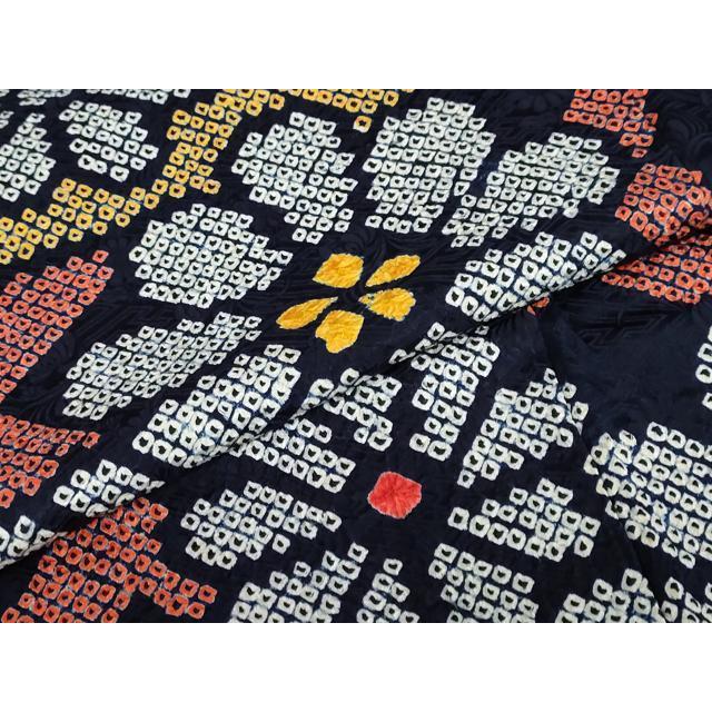 平和屋着物○訪問着 手描き 枝花文 黒地 正絹 逸品 AABH0570fy 専用ページ