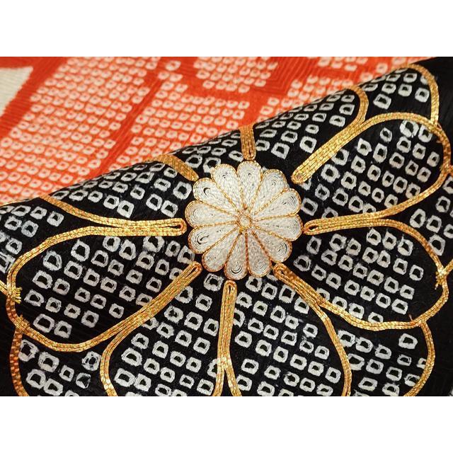 平和屋着物●豪華振袖　駒刺繍　絞り　立波舞花文　正絹　逸品　DABC2234ud 平和屋着物○豪華振袖 駒刺繍 絞り 立波舞花文 正絹 逸品 DABC2234ud