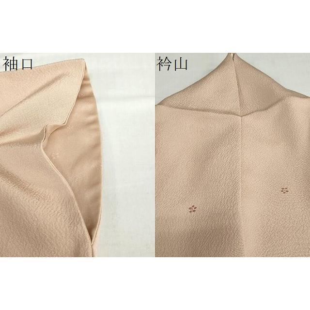 平和屋着物●本加賀友禅作家　柿本市郎監修　小紋　舞花文　小田急百貨店扱い　正絹　逸品　DABC2435ud_8