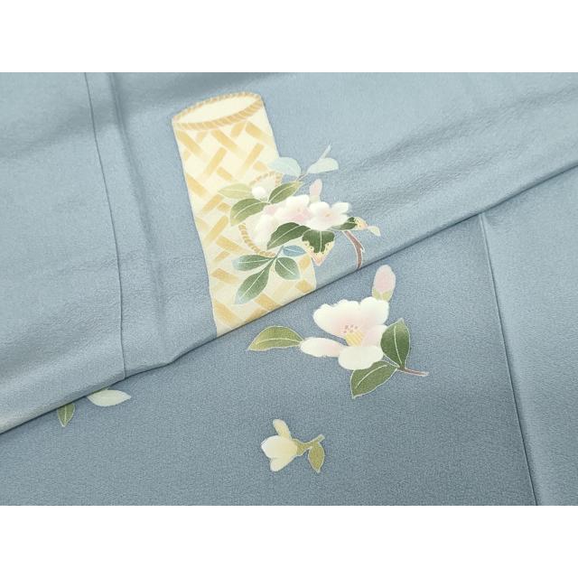 平和屋着物●本加賀友禅作家　南 克治　訪問着　飾花文　正絹　逸品　未使用　DABC2673ud_6