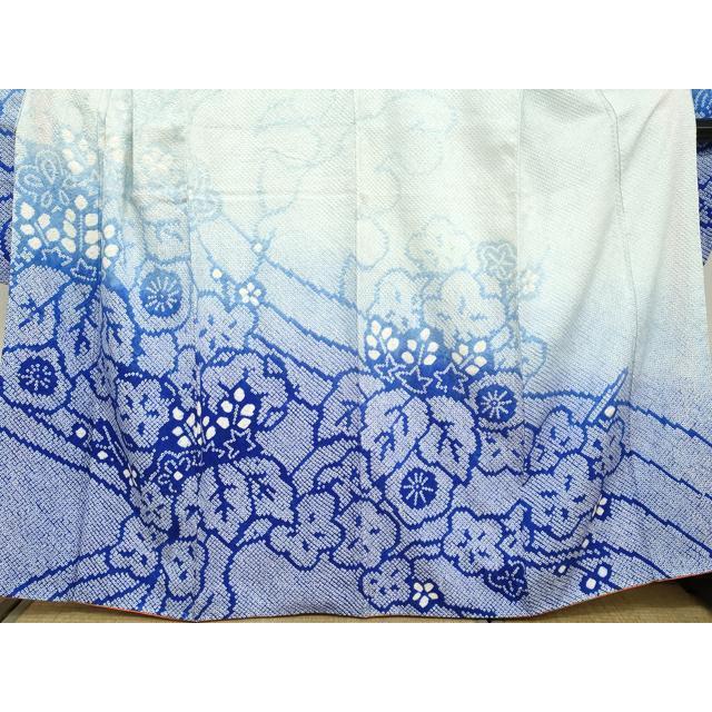 平和屋着物○豪華振袖 絞り 扇面草花文 正絹 逸品 DABC2587ud 【公式通販】