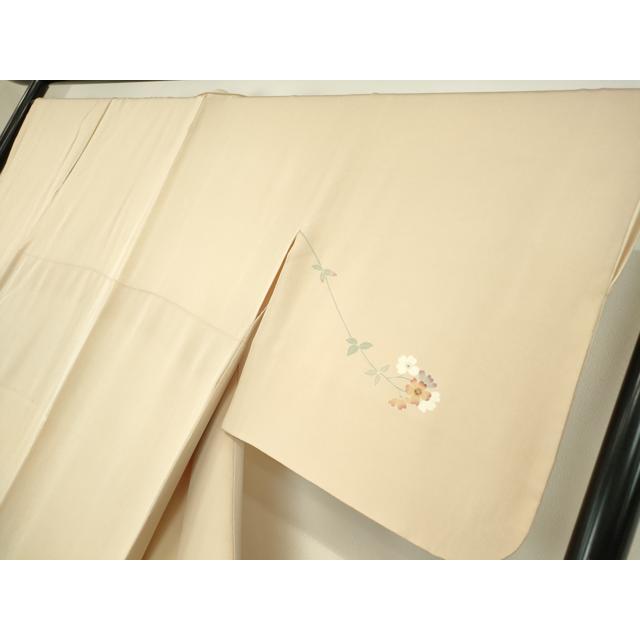 平和屋着物●本加賀友禅作家　金丸充夫　訪問着　枝花文　正絹　逸品　DABC3056az_2