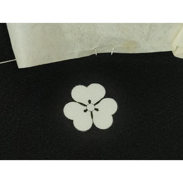 平和屋着物●黒紋付　丸に違い矢　礼装用　正絹　逸品　AABG3544cs 平和屋着物○伝統金彩工芸師 鼓和峰 黒留袖 鯉 金彩 正絹 逸品 未使用