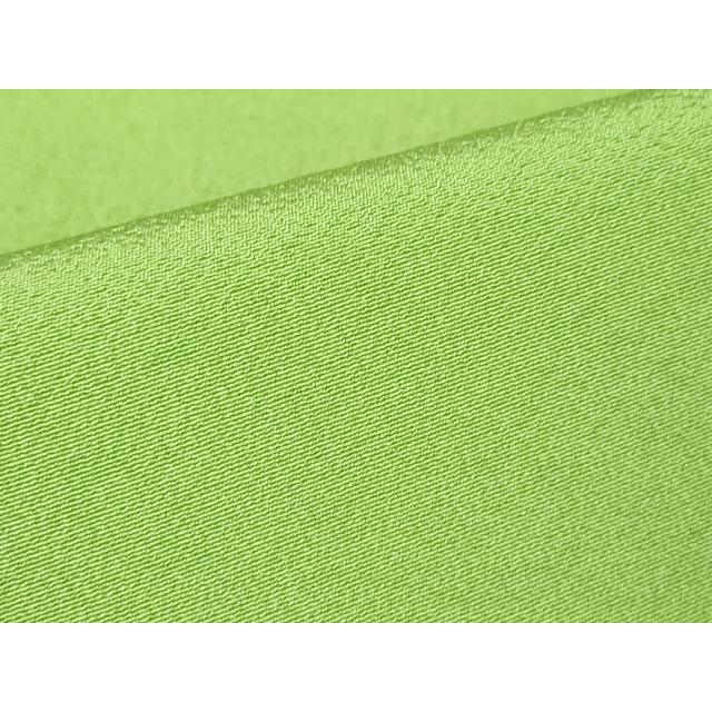 平和屋着物●上質な色無地　萌黄色　正絹　逸品　DABC3278az