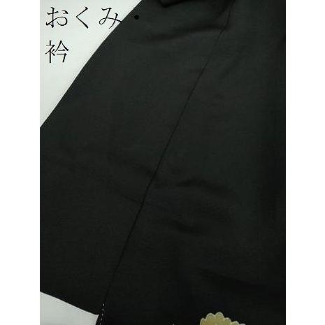平和屋着物●本場加賀友禅作家　森田耕三　黒留袖　四季の花　正絹　逸品　未使用　DABD1042ps_9