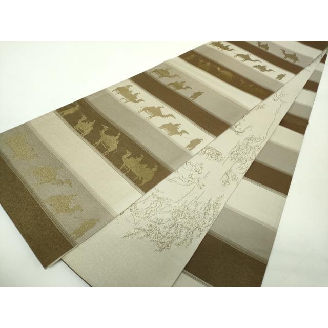 平和屋着物●両面　六通柄袋帯　辻が花　金糸　正絹　逸品　DABE5169ps 平和屋着物○両面 六通柄袋帯 辻が花 金糸 正絹 逸品 DABE5169ps