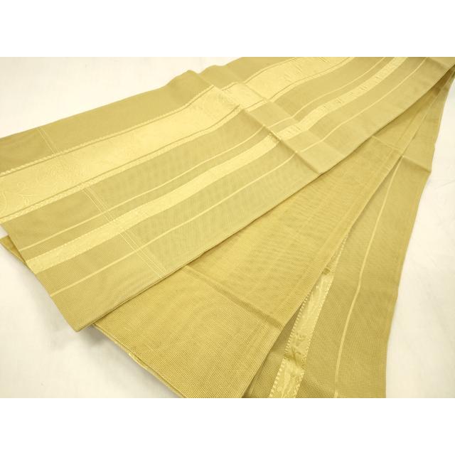 平和屋着物＊夏物　博多織　全通柄　京袋帯　花間道　花葉色　DABD6923cm