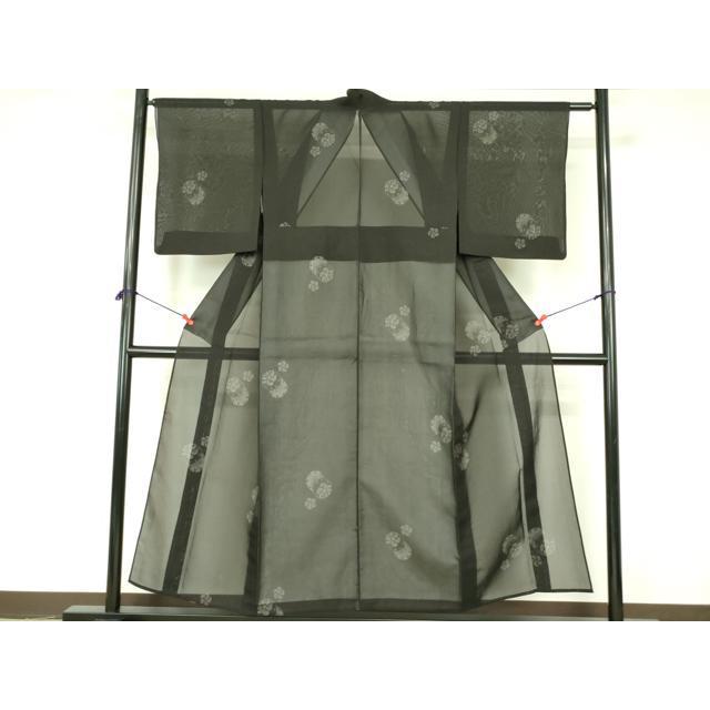 平和屋着物＊夏物　本場大島紬　夏大島　舞花　正絹　逸品　DABE1851op_1