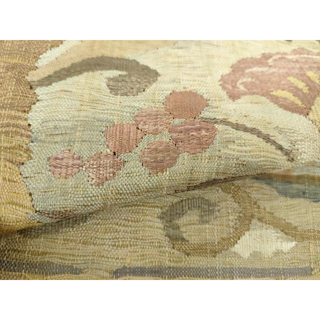 平和屋着物▽袋帯　スリーシーズン　春夏秋　すくい織　更紗花文　金糸　正絹　逸品　DABE5036ps_2