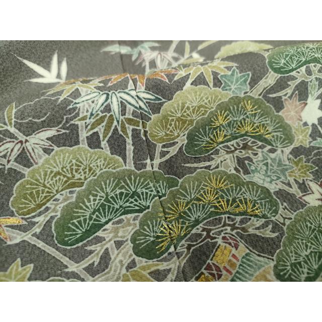 平和屋着物●訪問着　刺繍　立波風景文　宝尽くし　暈し染め　金彩　松坂屋扱い　正絹　逸品　DABE5432ps_7