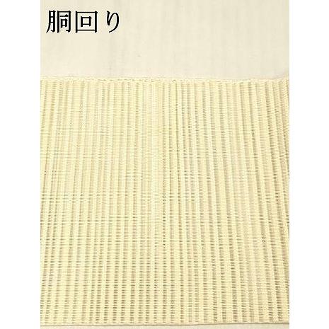平和屋着物＊夏物　絽綴れ　つけ帯　草花文　金銀糸　正絹　逸品　DABE6018cm_6
