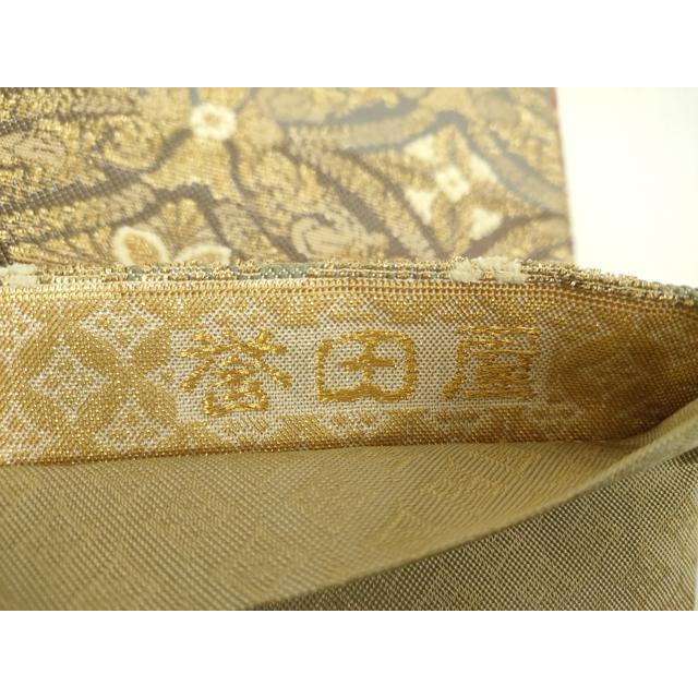 平和屋着物○極上 創業280年 誉田屋源兵衛 六通柄袋帯 金華山織 モール