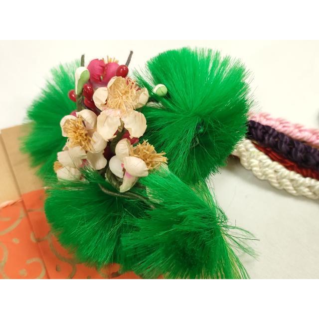 平和屋本店□和装小物 檜扇 十ニ単用 扇子 手描 松竹梅 流水枝松鶴文